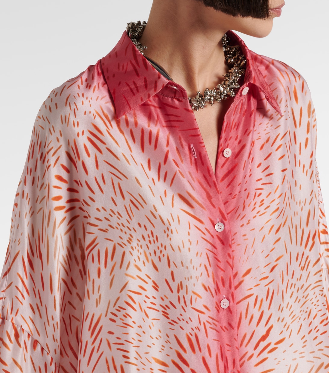 Chemise Casia imprimée en soie | Dries Van Noten
