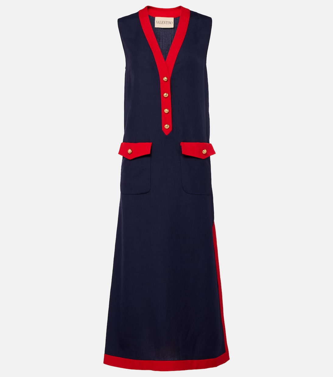 Robe midi imprimée | Valentino