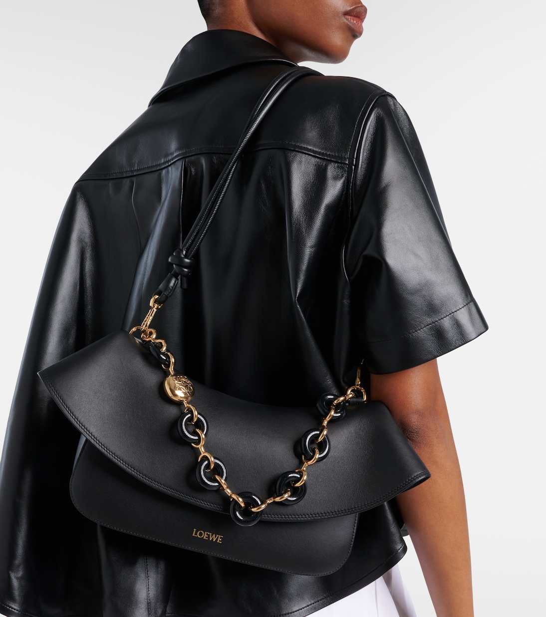 Ola Medium leather shoulder bag | Loewe