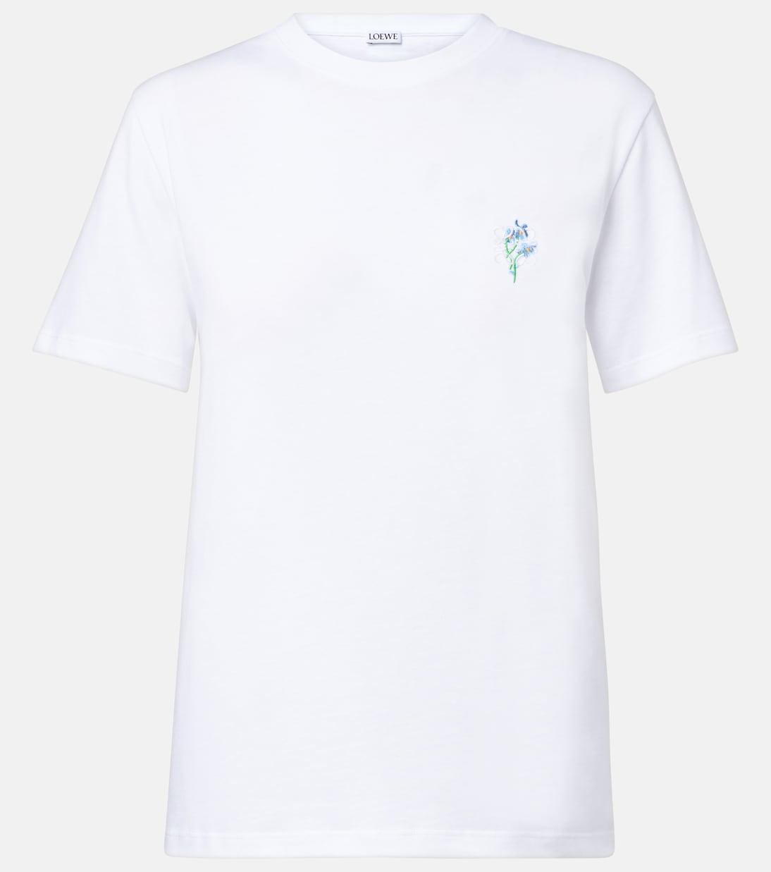 Embroidered cotton T-shirt | Loewe