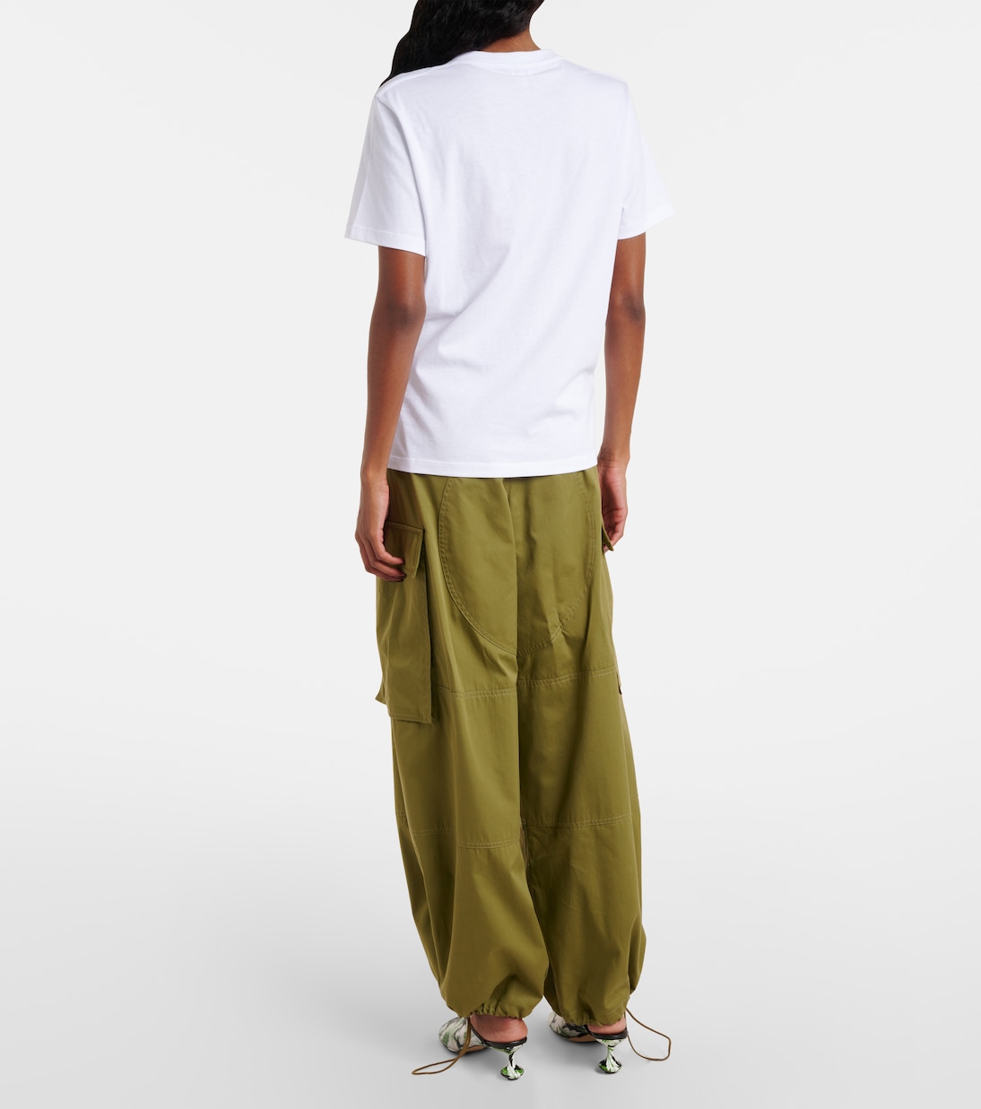 Embroidered cotton T-shirt | Loewe