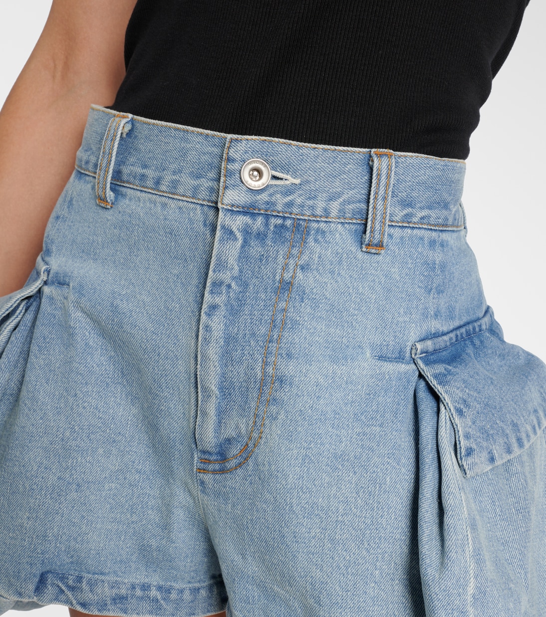 Shorts cargo de denim | Sacai