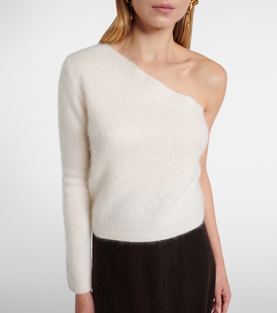 Dae one-shoulder cashmere top | Lisa Yang