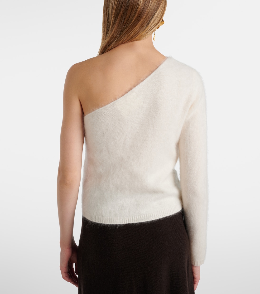 Dae one-shoulder cashmere top | Lisa Yang