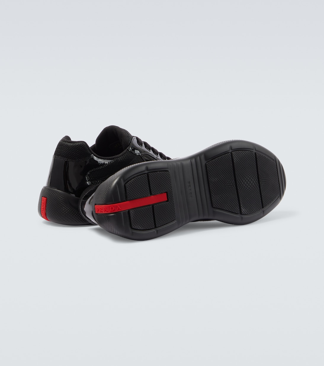 Patent leather sneakers | Prada
