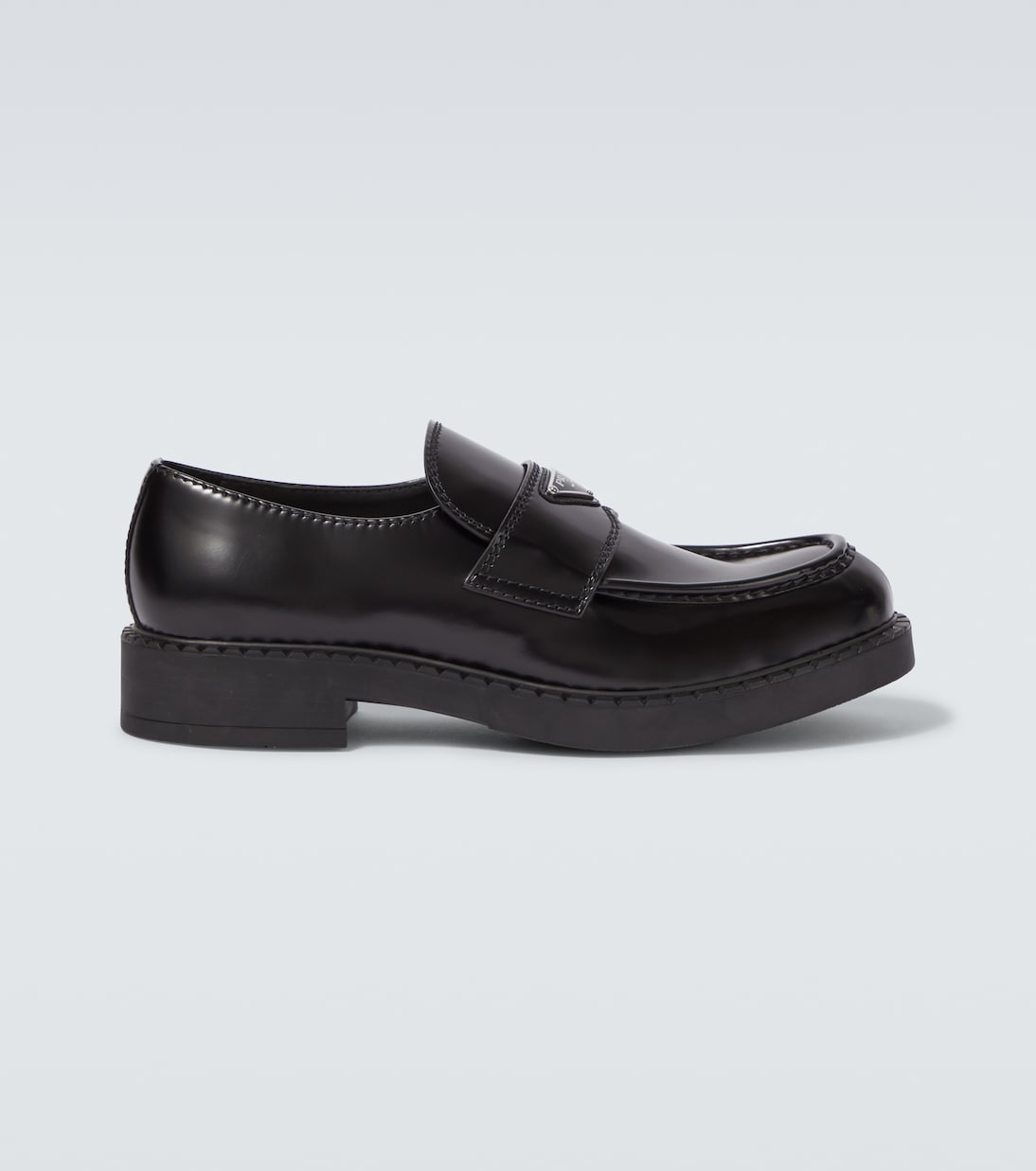 Mocasines Chocolate de piel | Prada