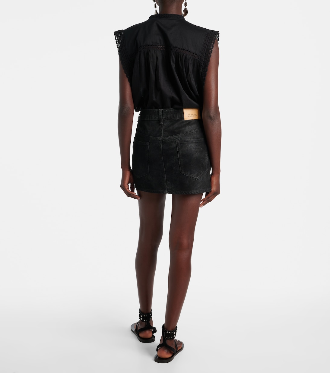 Kimmy faux leather miniskirt | Marant Etoile