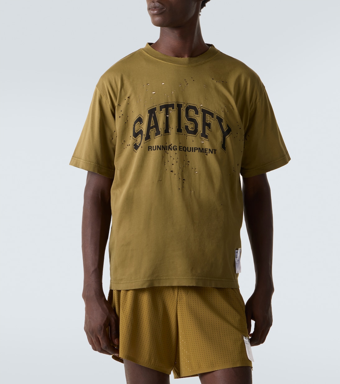 MothTech printed cotton jersey T-Shirt | Satisfy