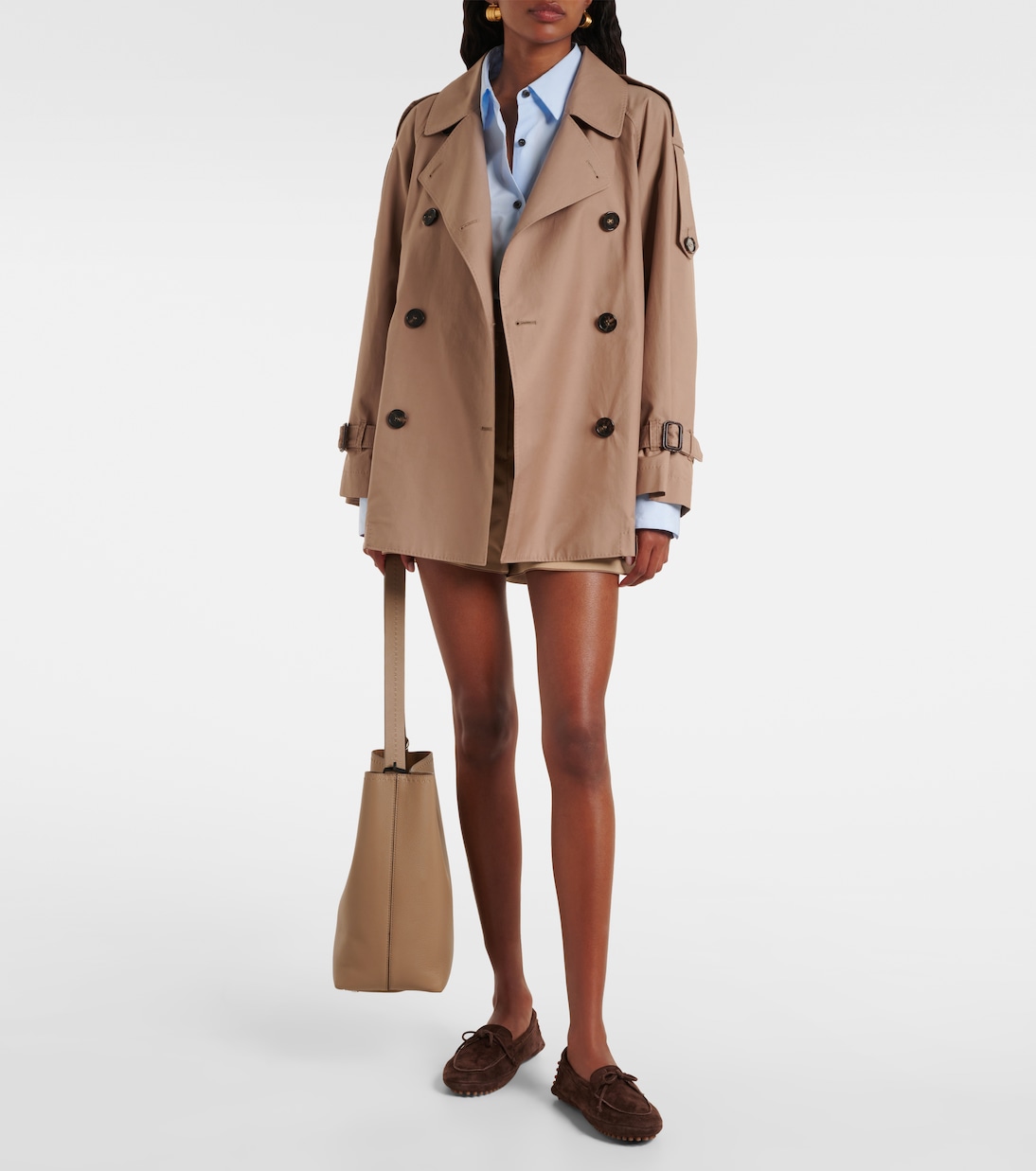 Trenchcoat Caroline aus einem Baumwollgemisch | Max Mara