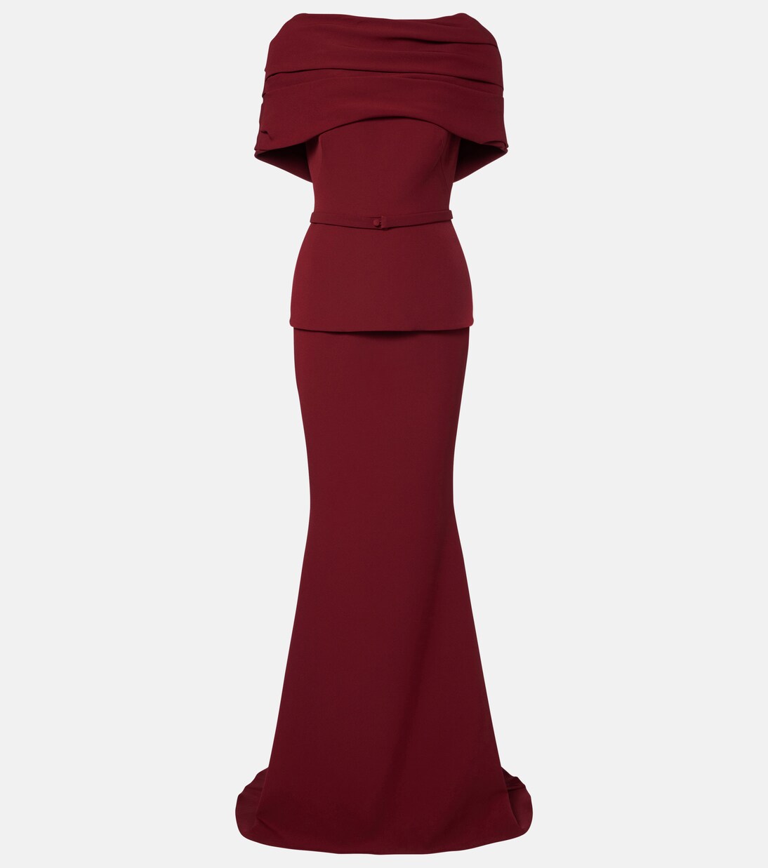 Loura crêpe gown | Safiyaa