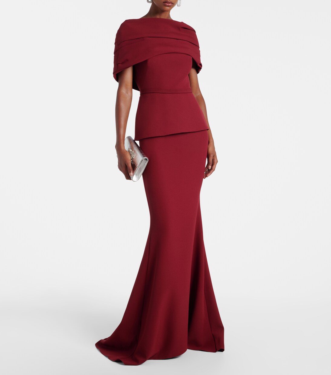 Loura crêpe gown | Safiyaa