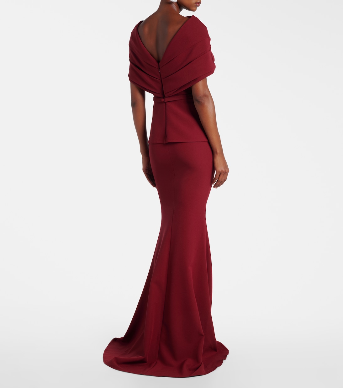 Loura crêpe gown | Safiyaa