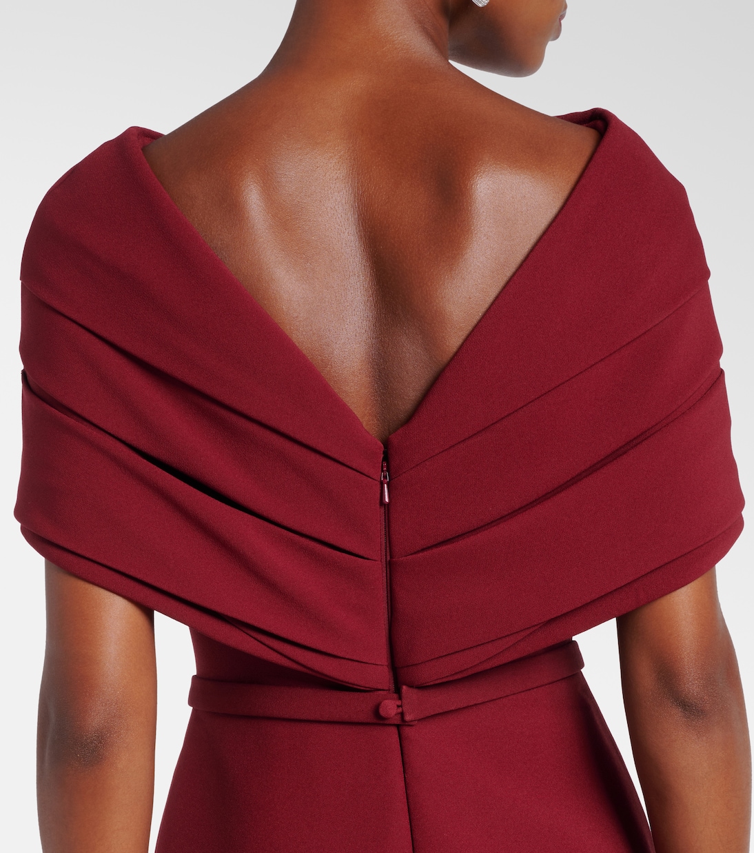 Loura crêpe gown | Safiyaa