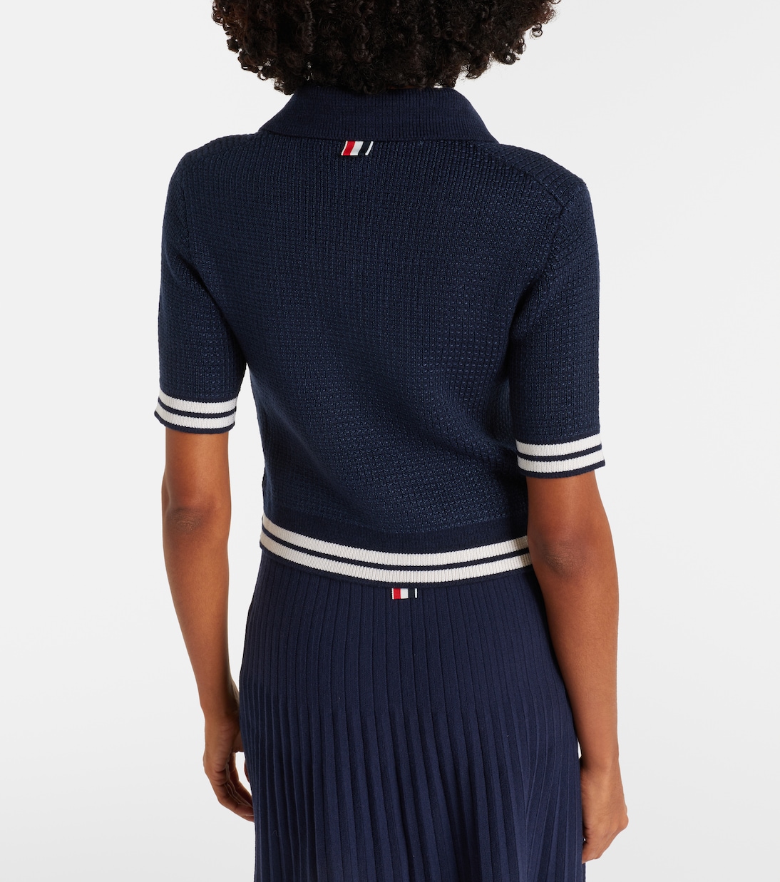 Silk-blend polo shirt | Thom Browne