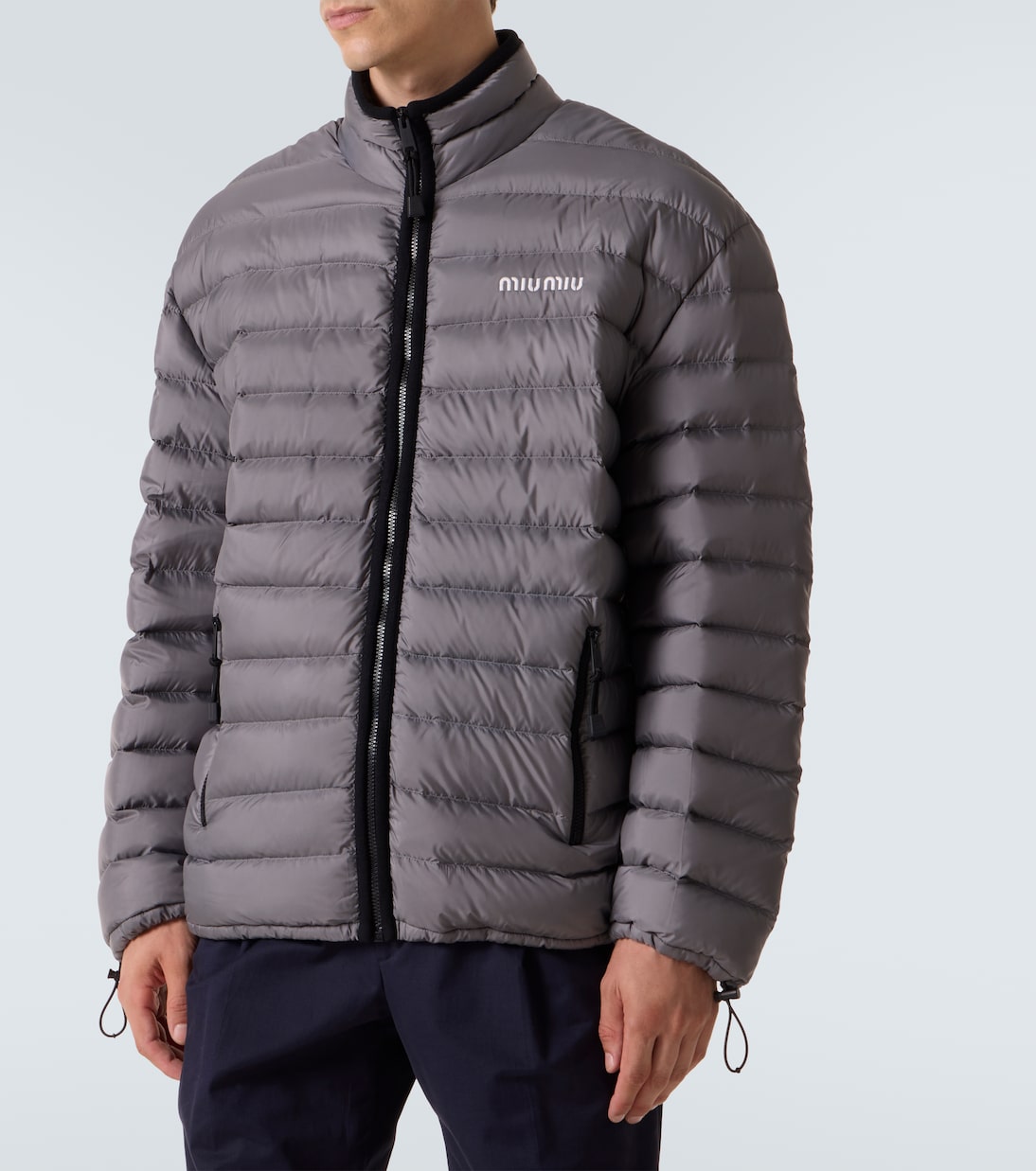 Paneled down jacket | Miu Miu
