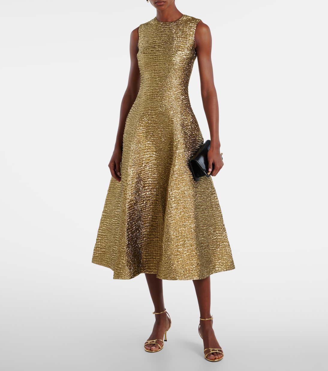 Midikleid Mara aus Seersucker | Emilia Wickstead