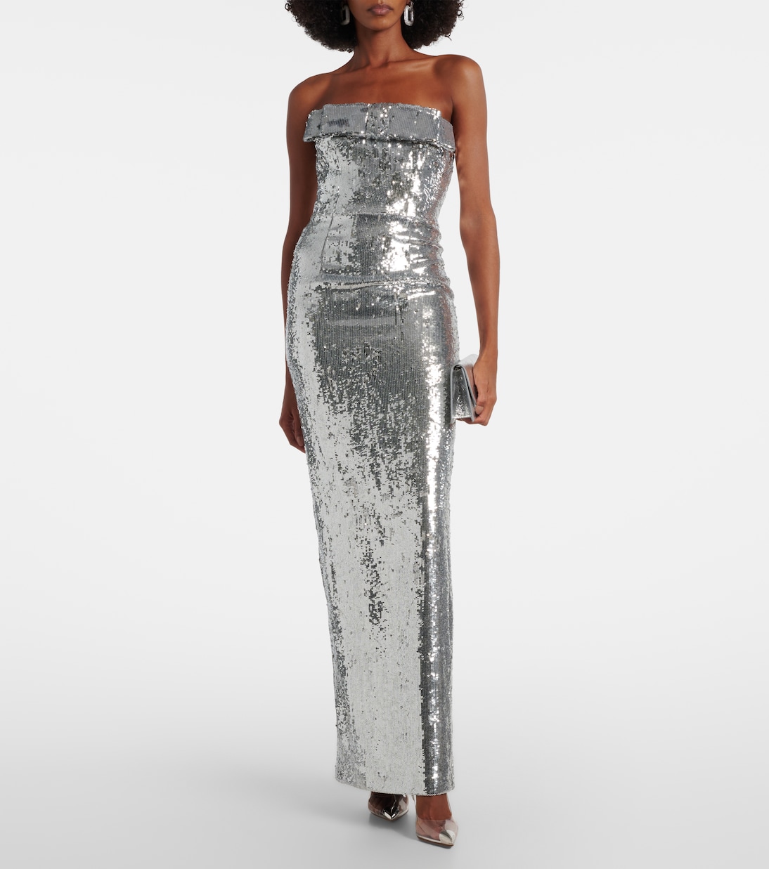 Sisu bow-detail sequined gown | The New Arrivals Ilkyaz Ozel