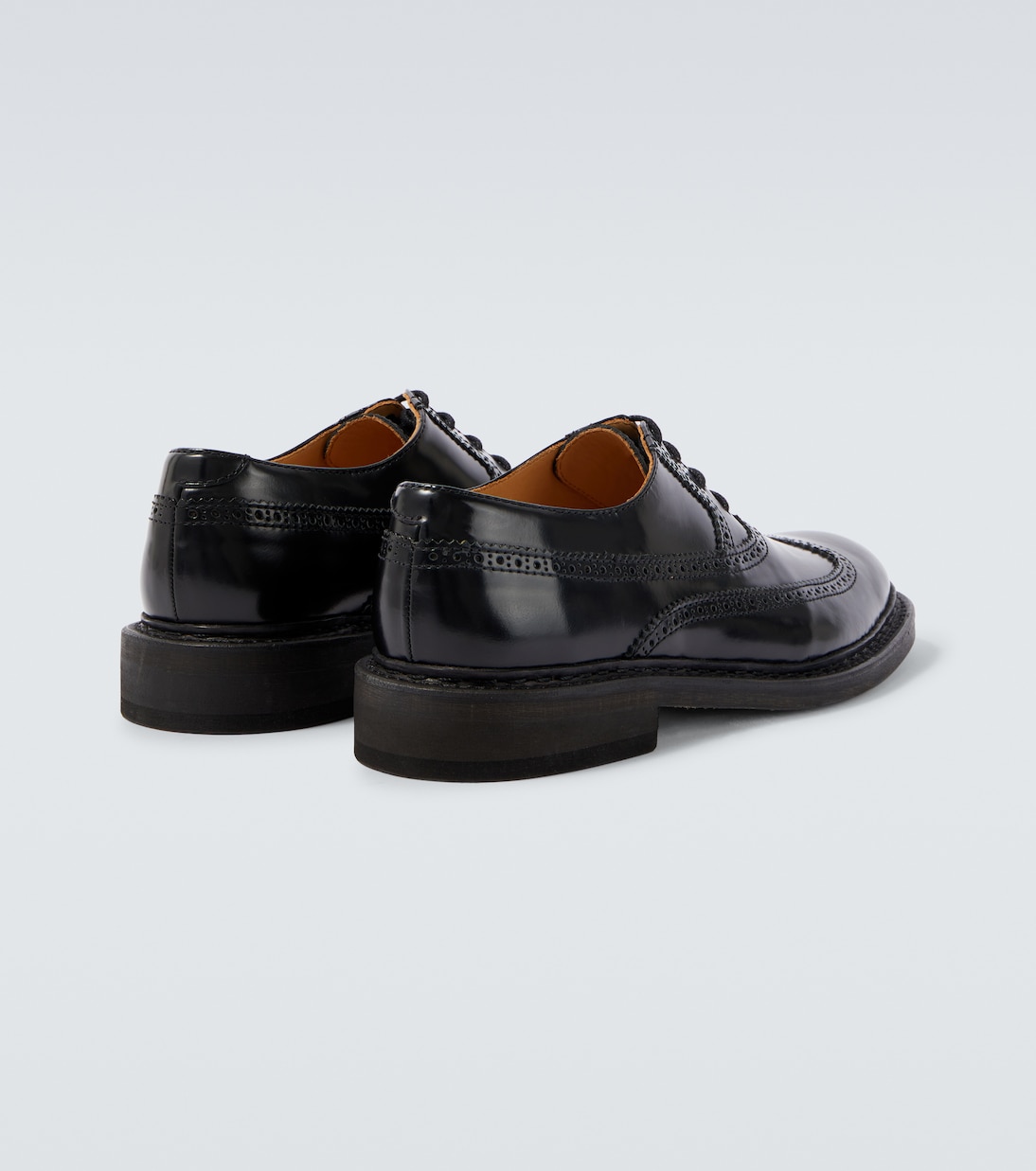 Brogue Parade leather derby shoes | Our Legacy