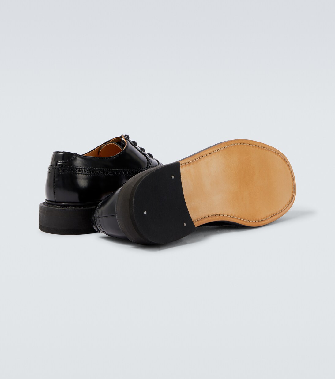 Brogue Parade leather derby shoes | Our Legacy