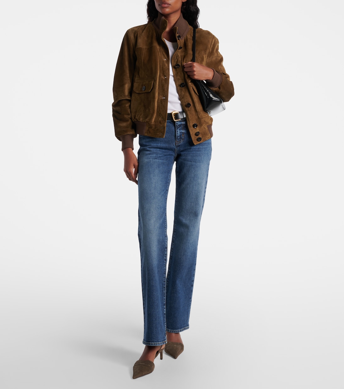 High-Rise Bootcut Jeans Arrow | Frame