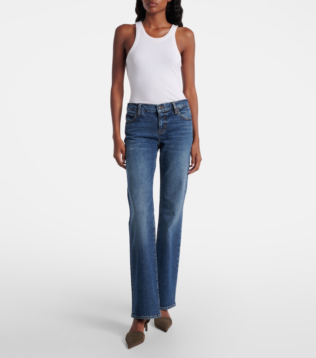 High-Rise Bootcut Jeans Arrow | Frame