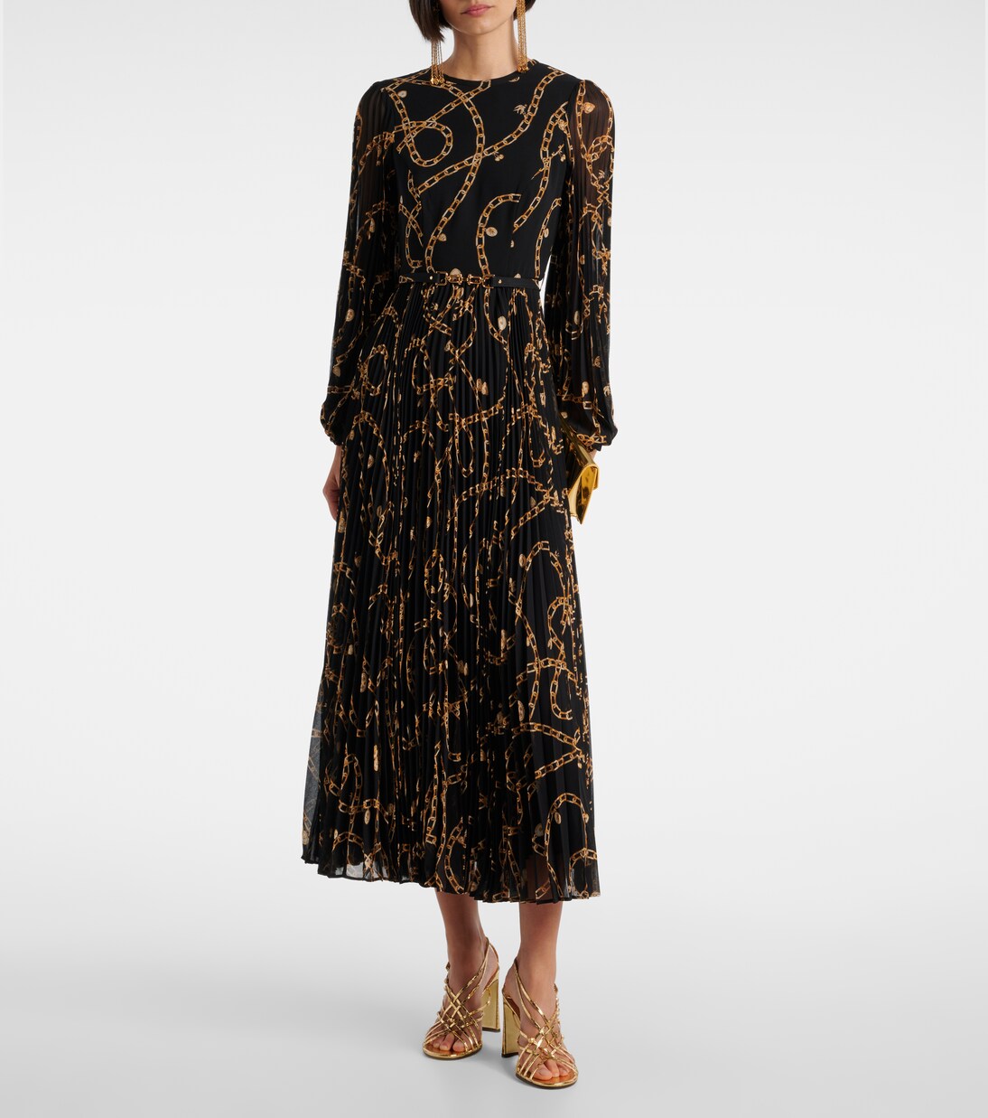 Sunray printed midi dress | Zimmermann