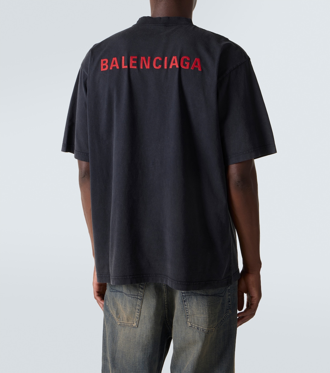 Logo cotton jersey T-shirt | Balenciaga