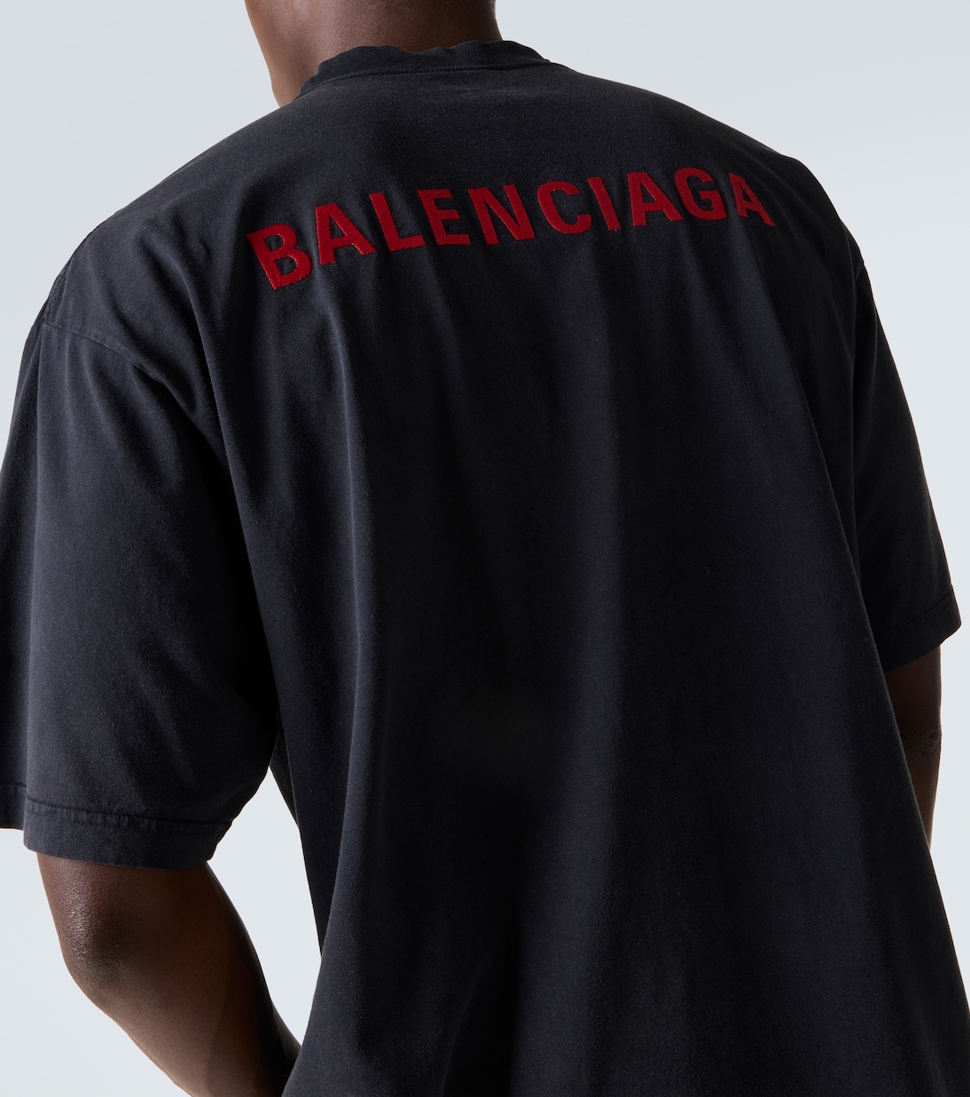 Logo cotton jersey T-shirt | Balenciaga