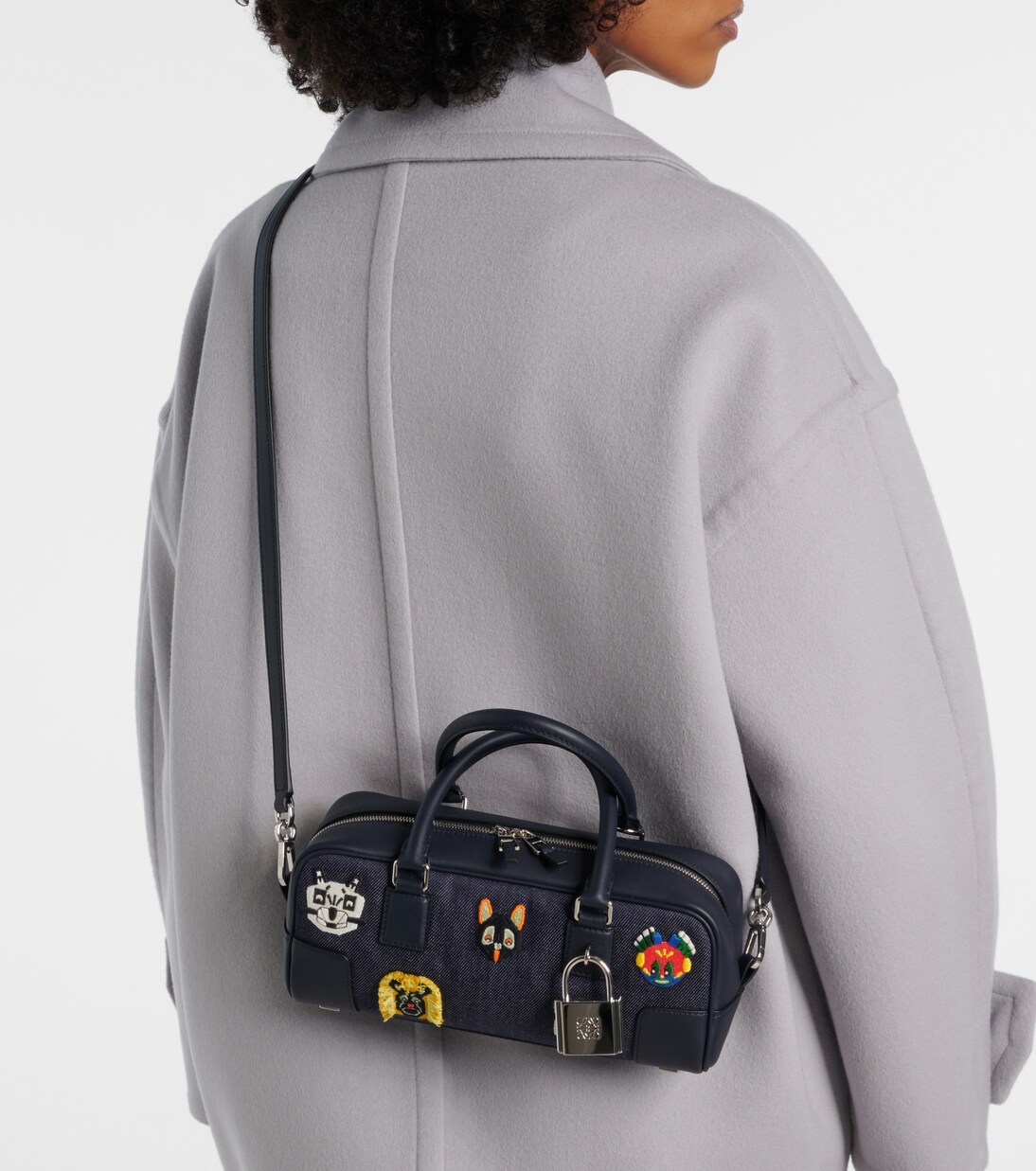 x Louis Wain Amazona 23 Short tote bag | Loewe