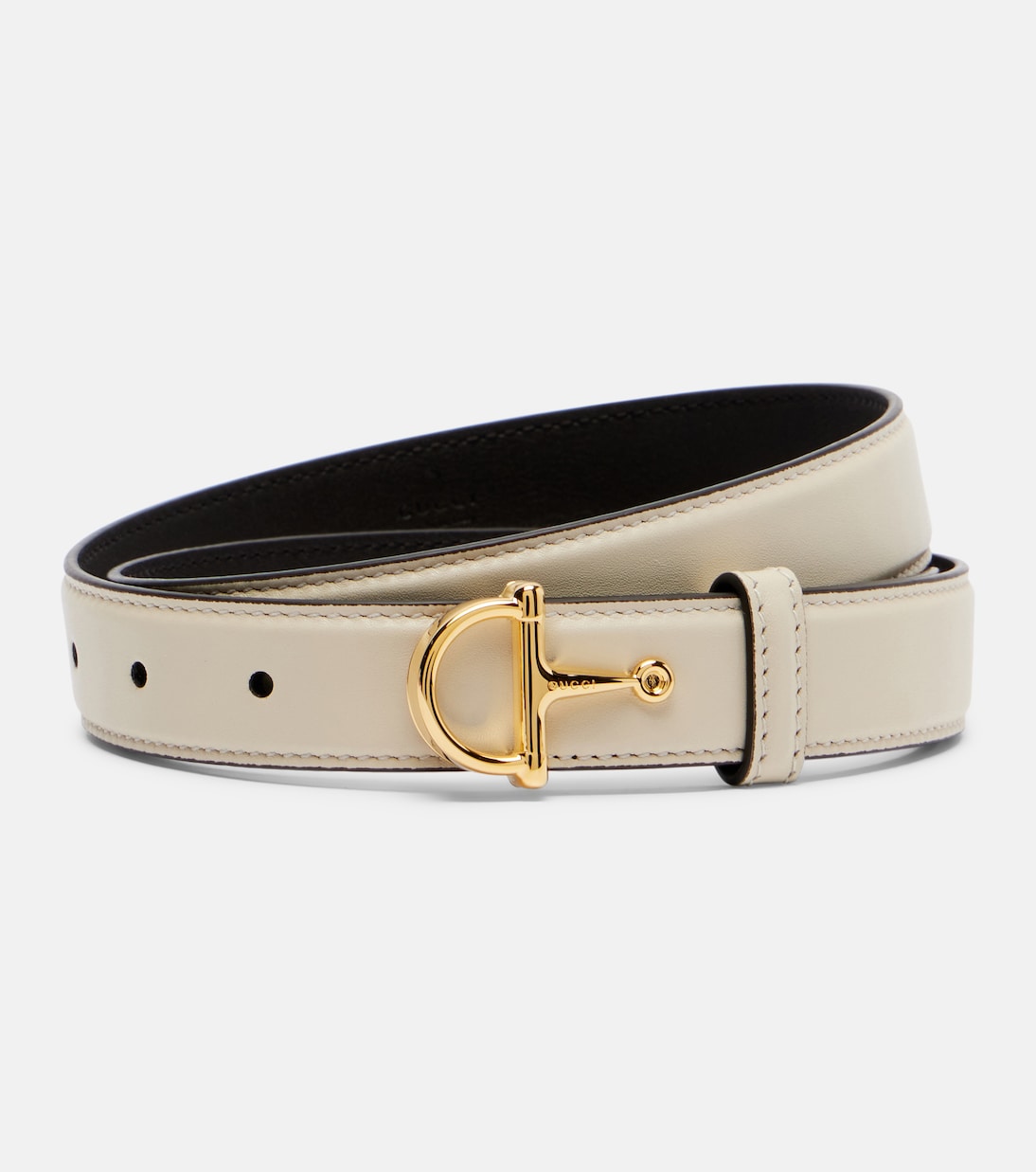 Horsebit leather belt | Gucci
