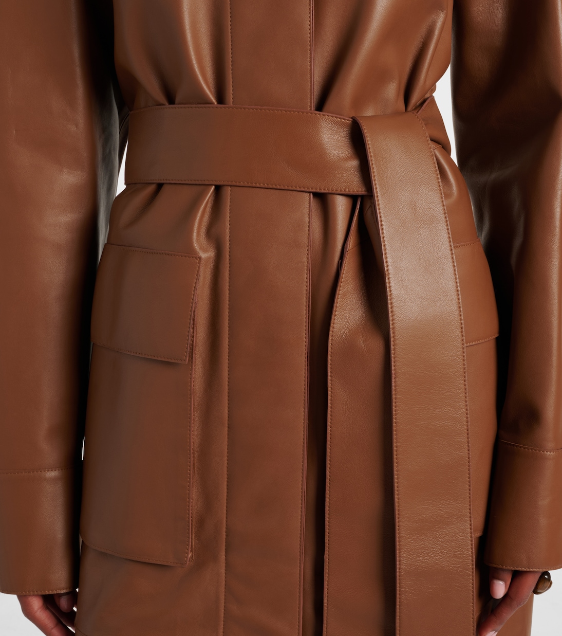 Mantel Okabe aus Leder | Joseph