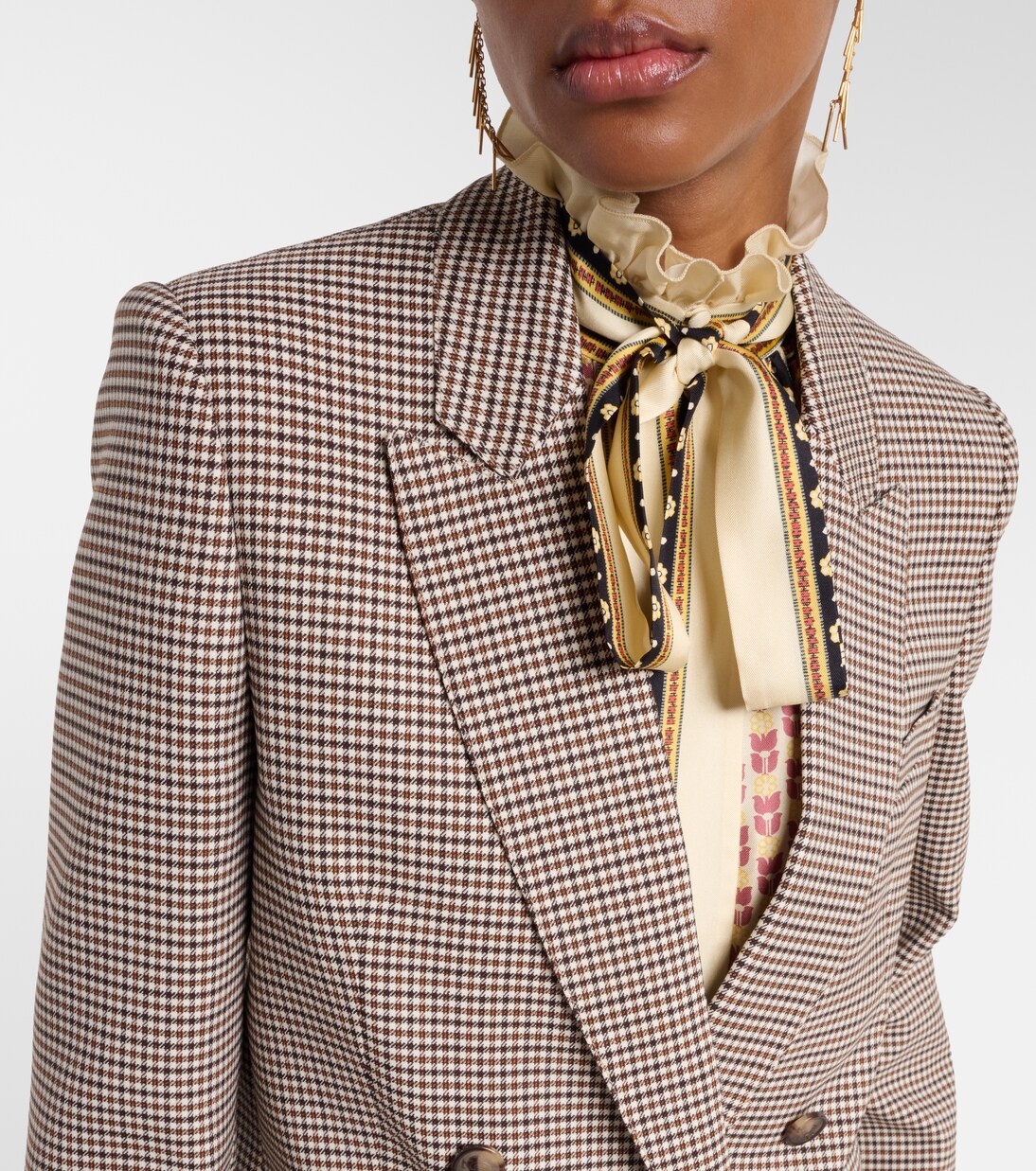 Zweireihiger Blazer aus einem Wollgemisch | Etro