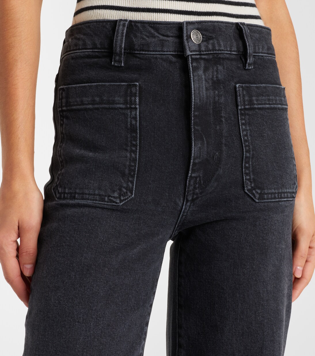 Arrow high-rise bootcut jeans | Frame