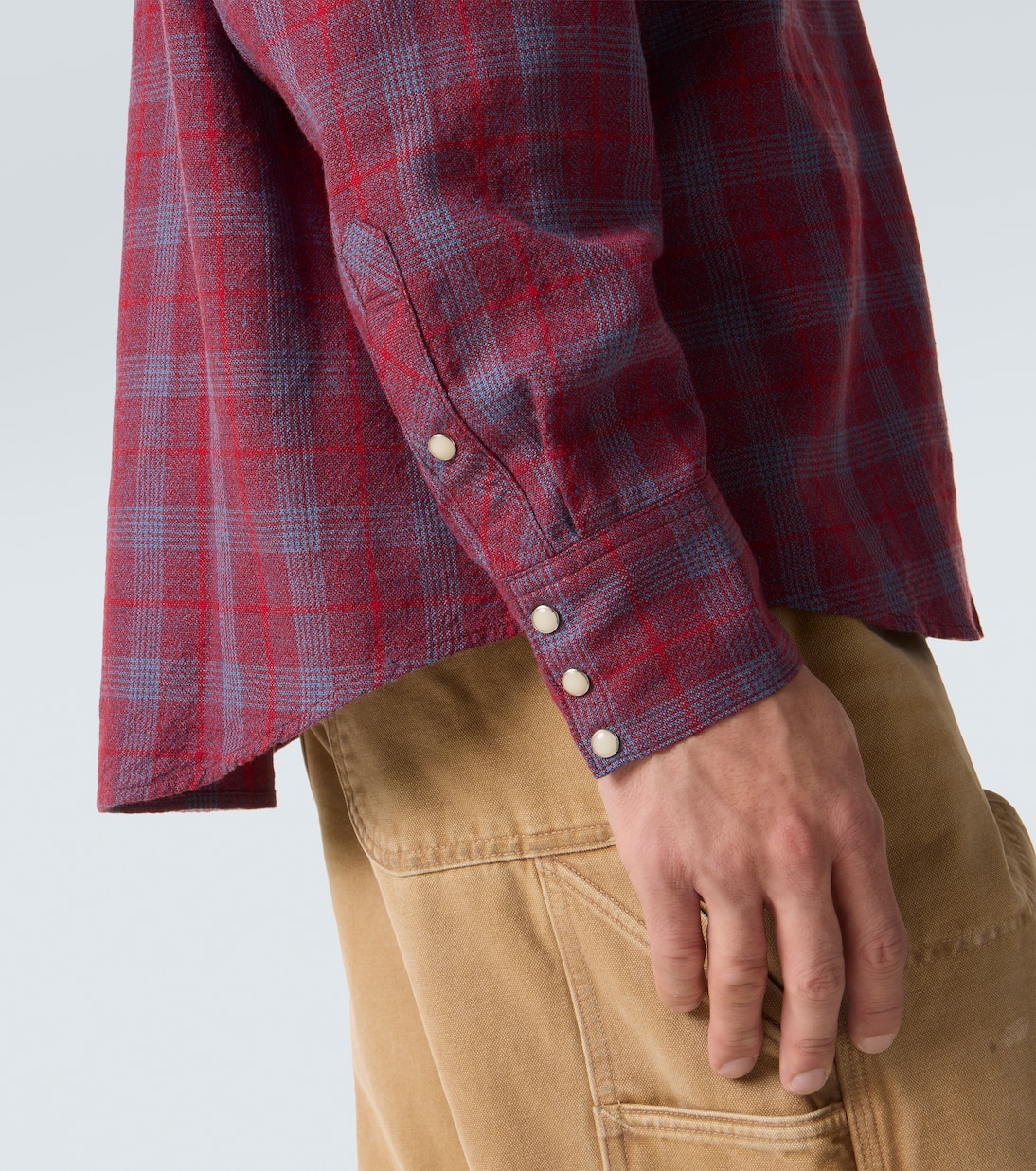 Hemd Four Cornes aus Wolle und Leinen | Visvim