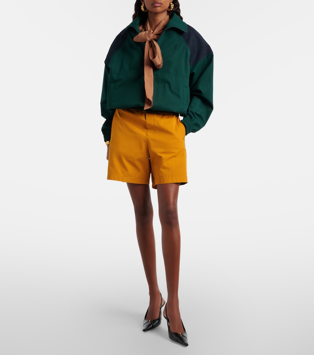 Tie-neck taffeta blouse | Saint Laurent