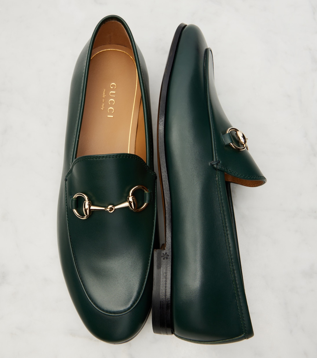Horsebit leather loafers | Gucci