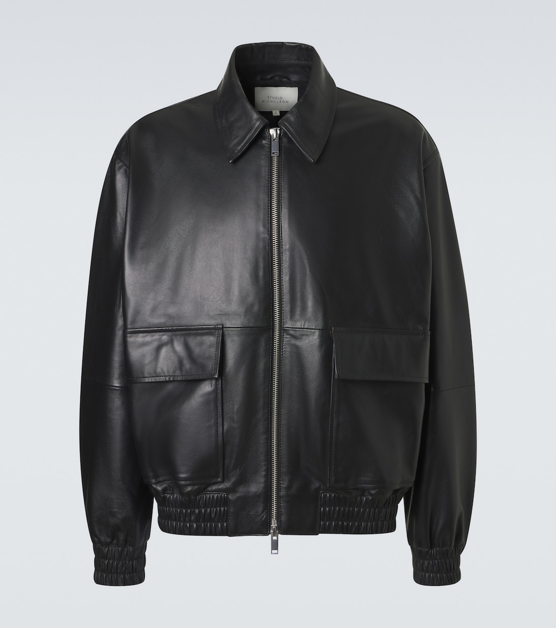 Veste blouson Piston en cuir | Studio Nicholson
