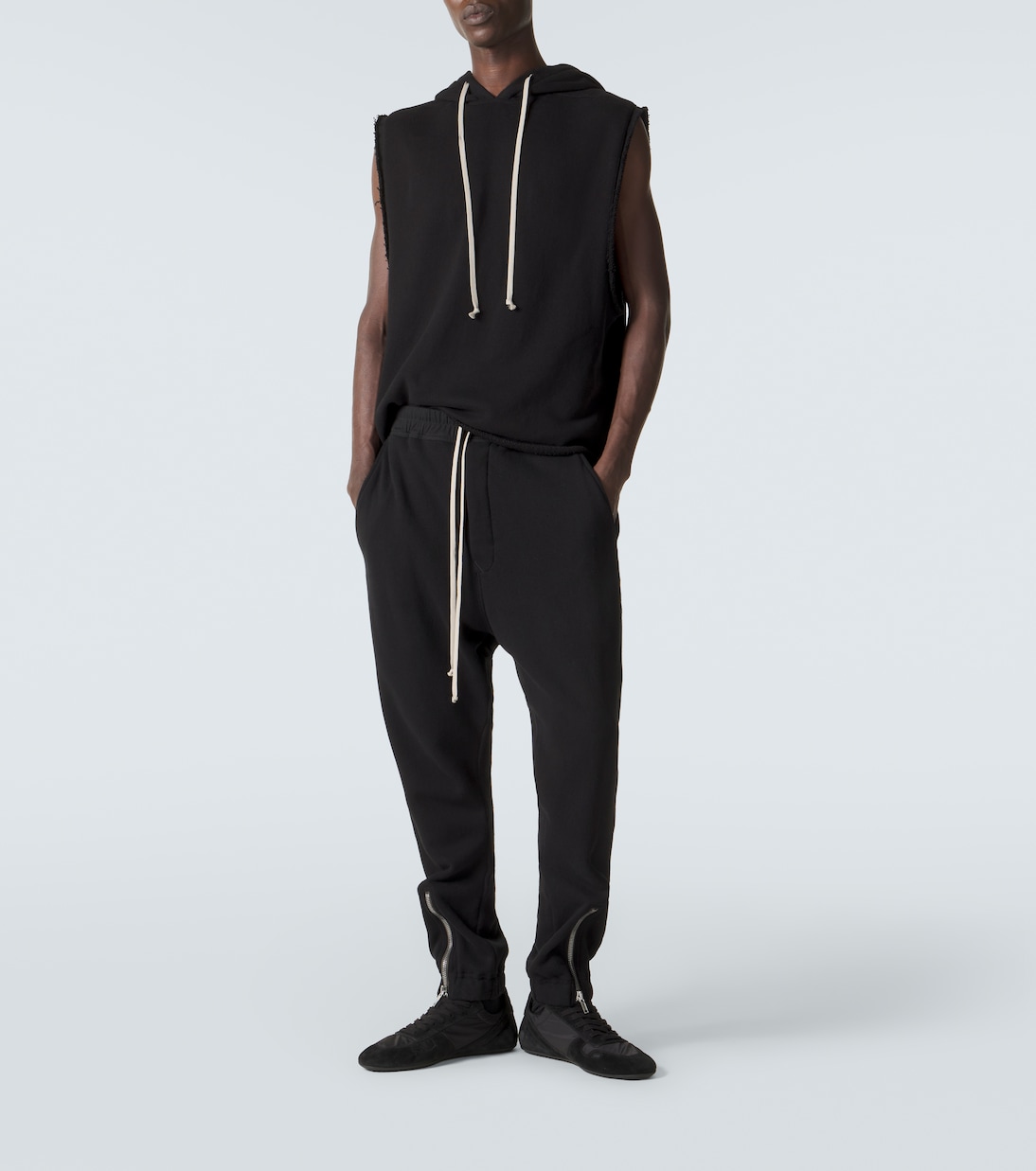Tecuatl cotton jersey terry sweatpants | Rick Owens