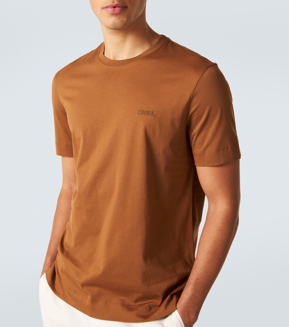 Logo cotton jersey T-shirt | Zegna