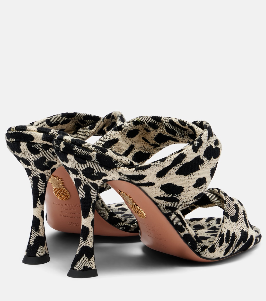 Twist 95 leopard-print sandals | Aquazzura