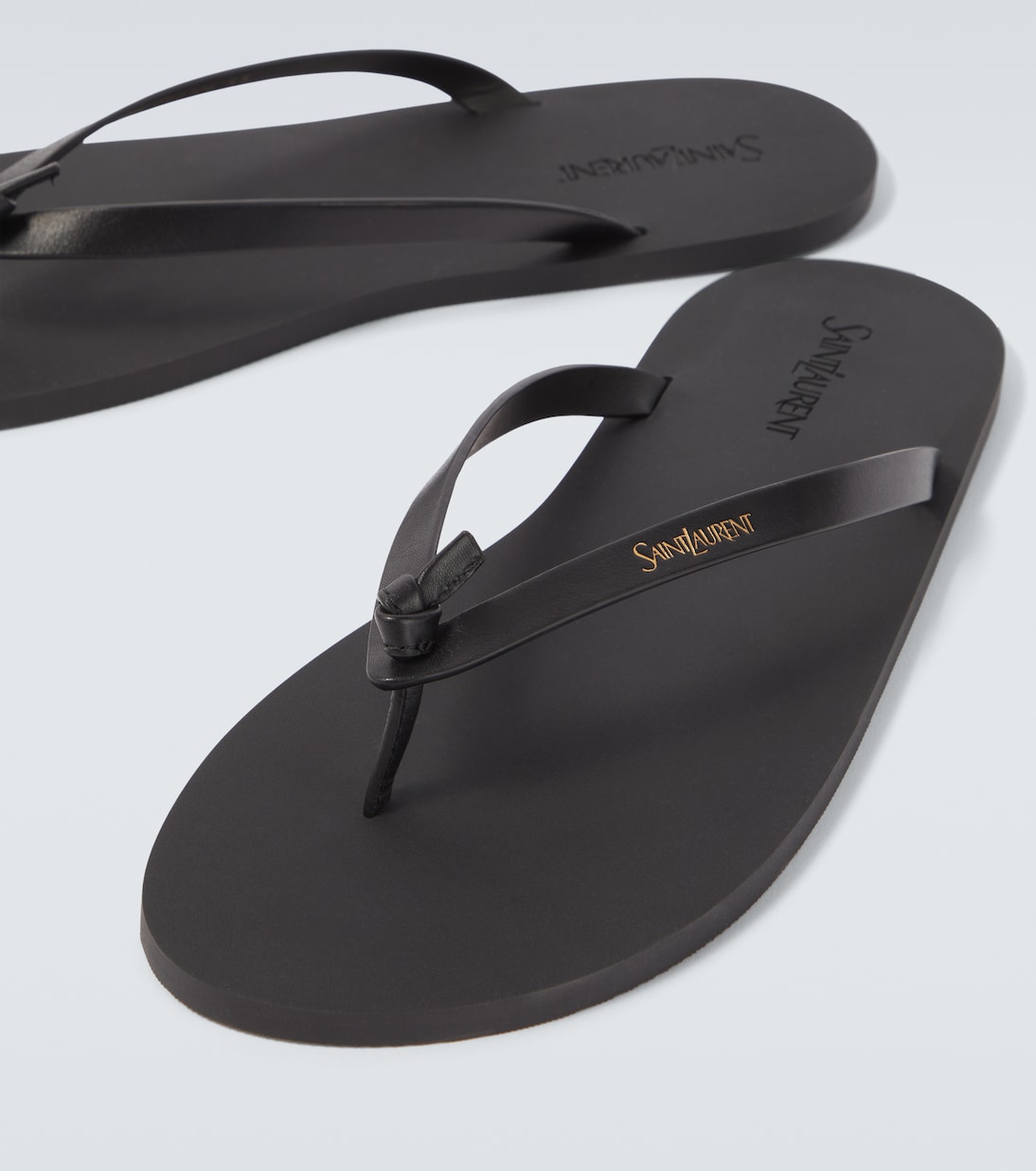 Leather thong sandals | Saint Laurent