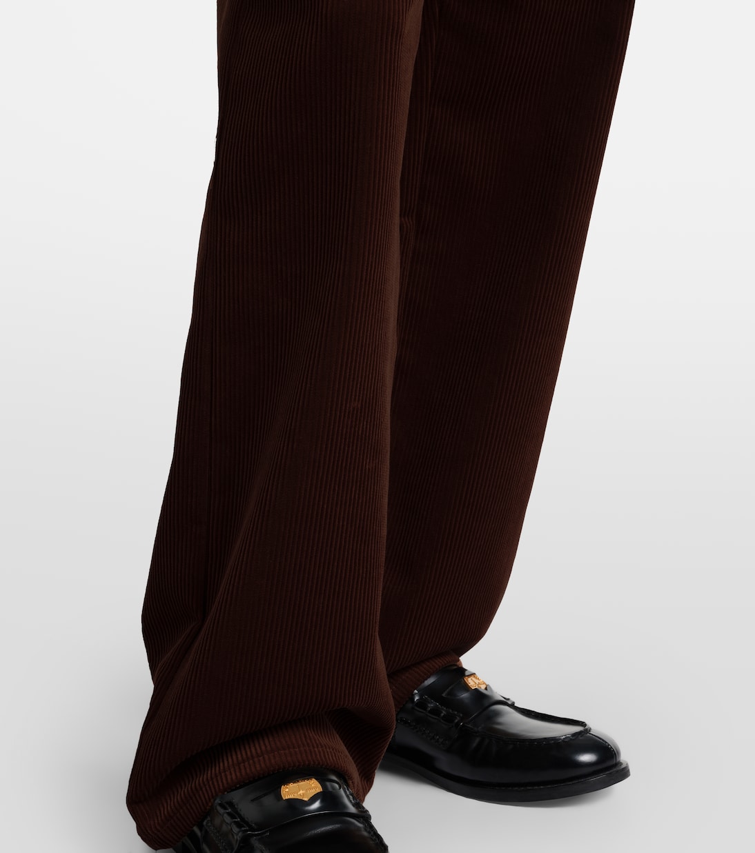 Pantalones anchos de pana de algodón | Miu Miu