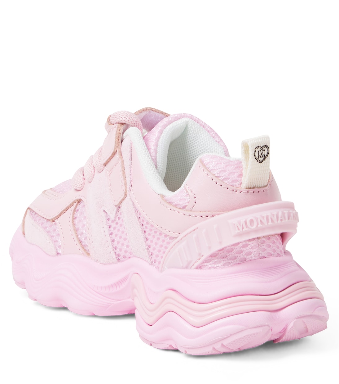 Embellished floral-appliqué sneakers | Monnalisa