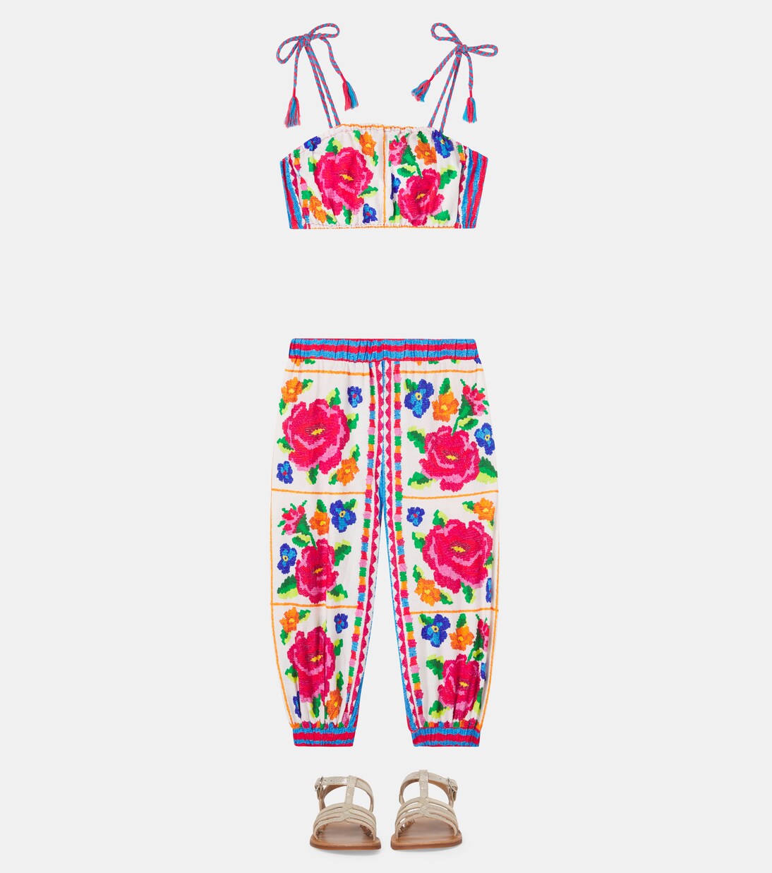 Sandalias Plagette New de piel | Pom d'Api