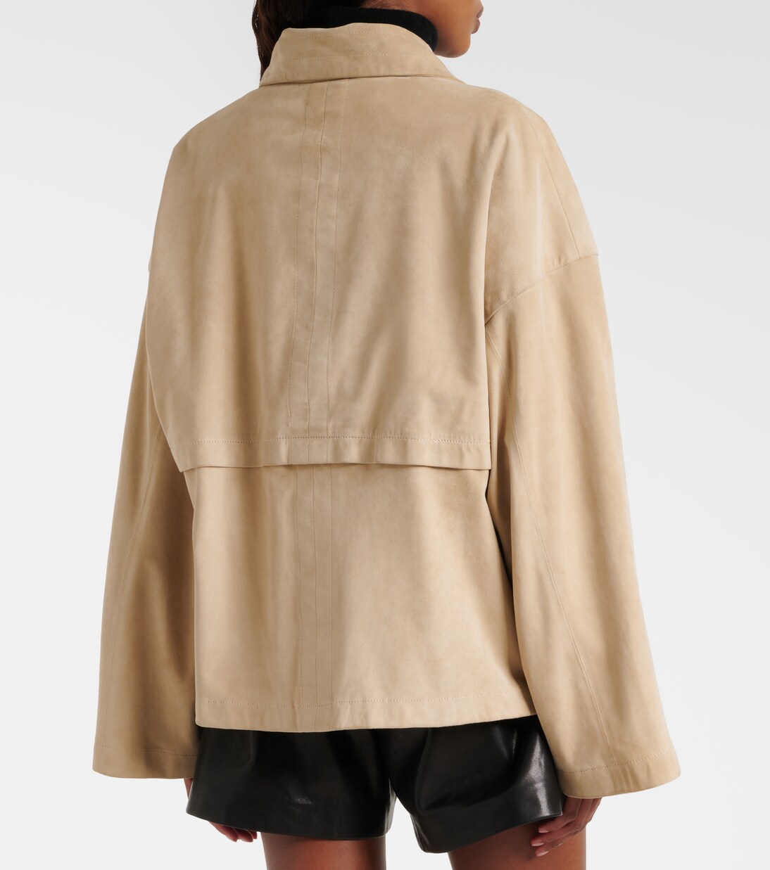 Park suede jacket | Nour Hammour