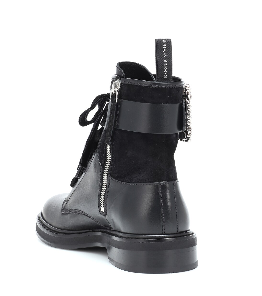 Viv' Rangers Strass leather boots | Roger Vivier