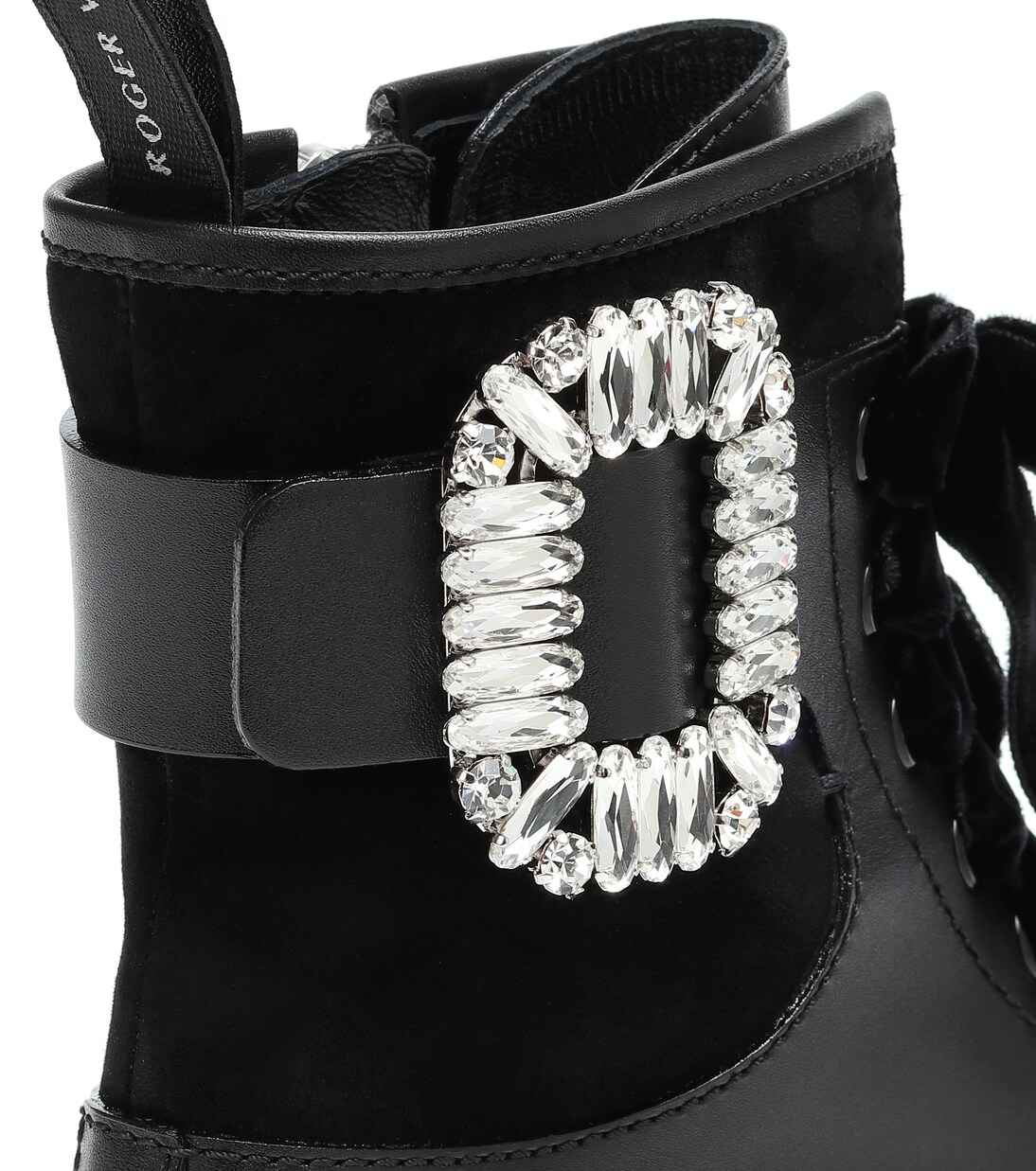 Viv' Rangers Strass leather boots | Roger Vivier