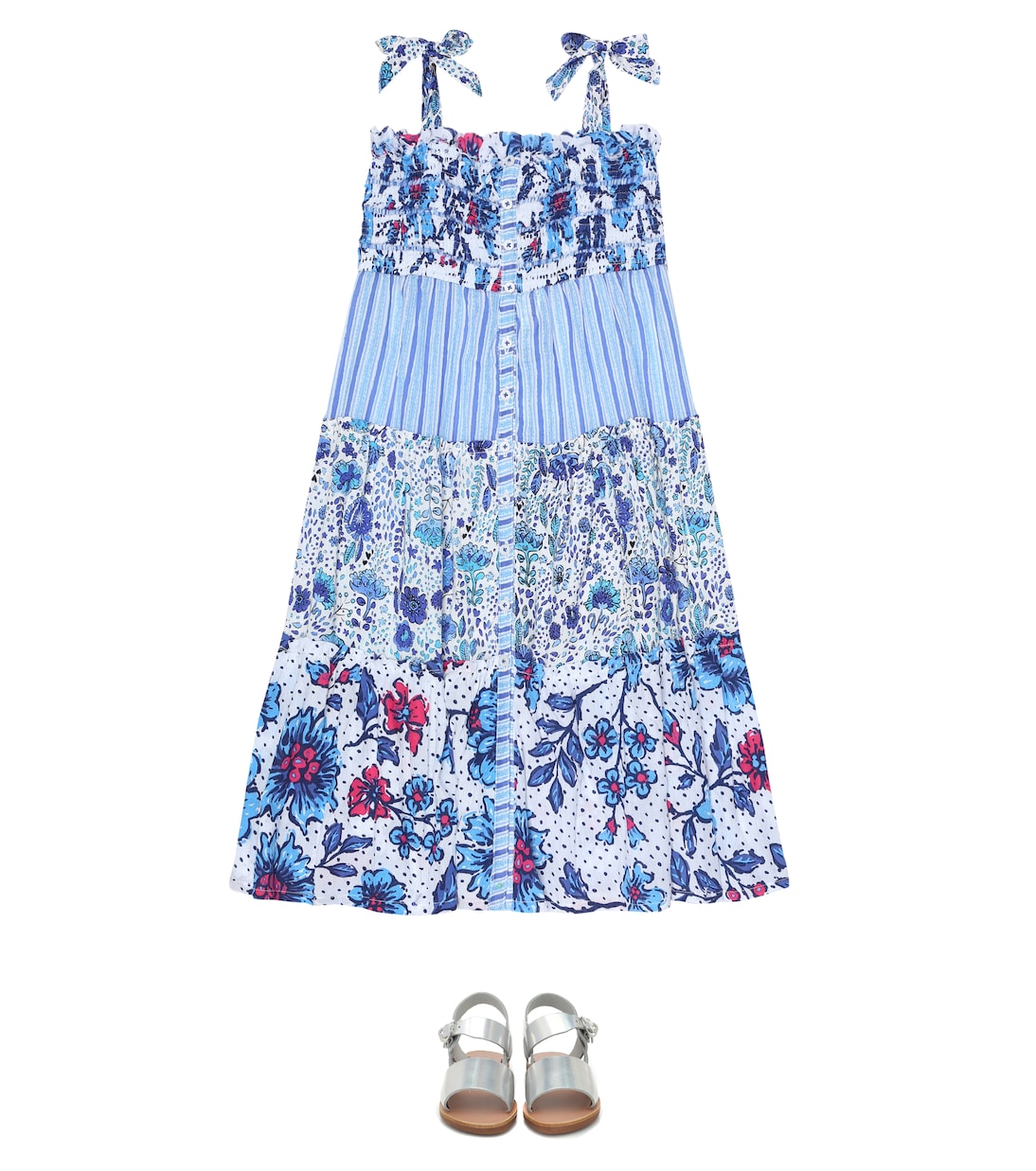 Triny printed dress | Poupette St Barth Kids