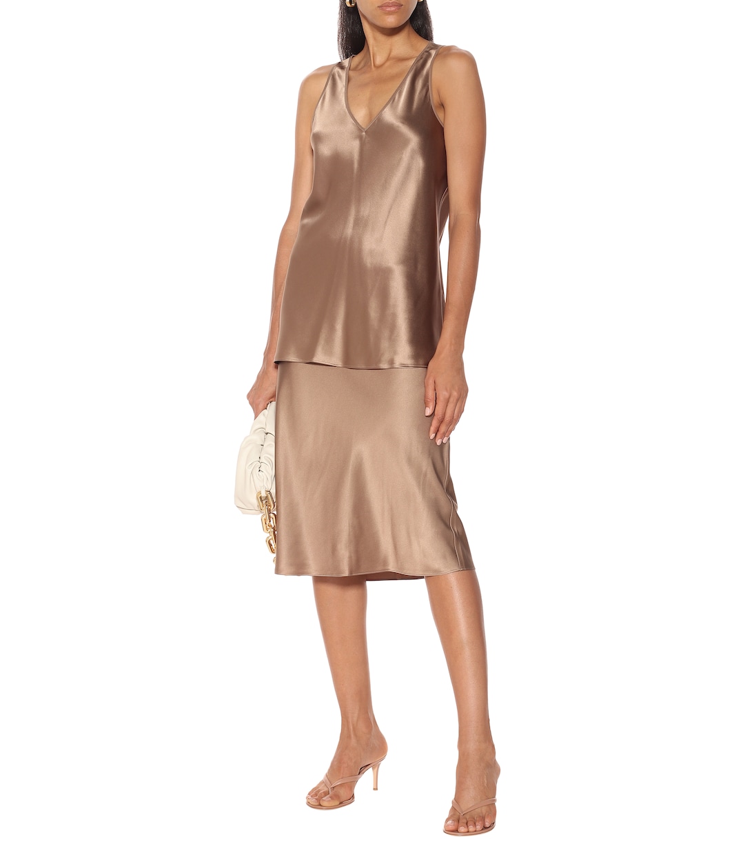 Belva silk-satin tank top | Joseph