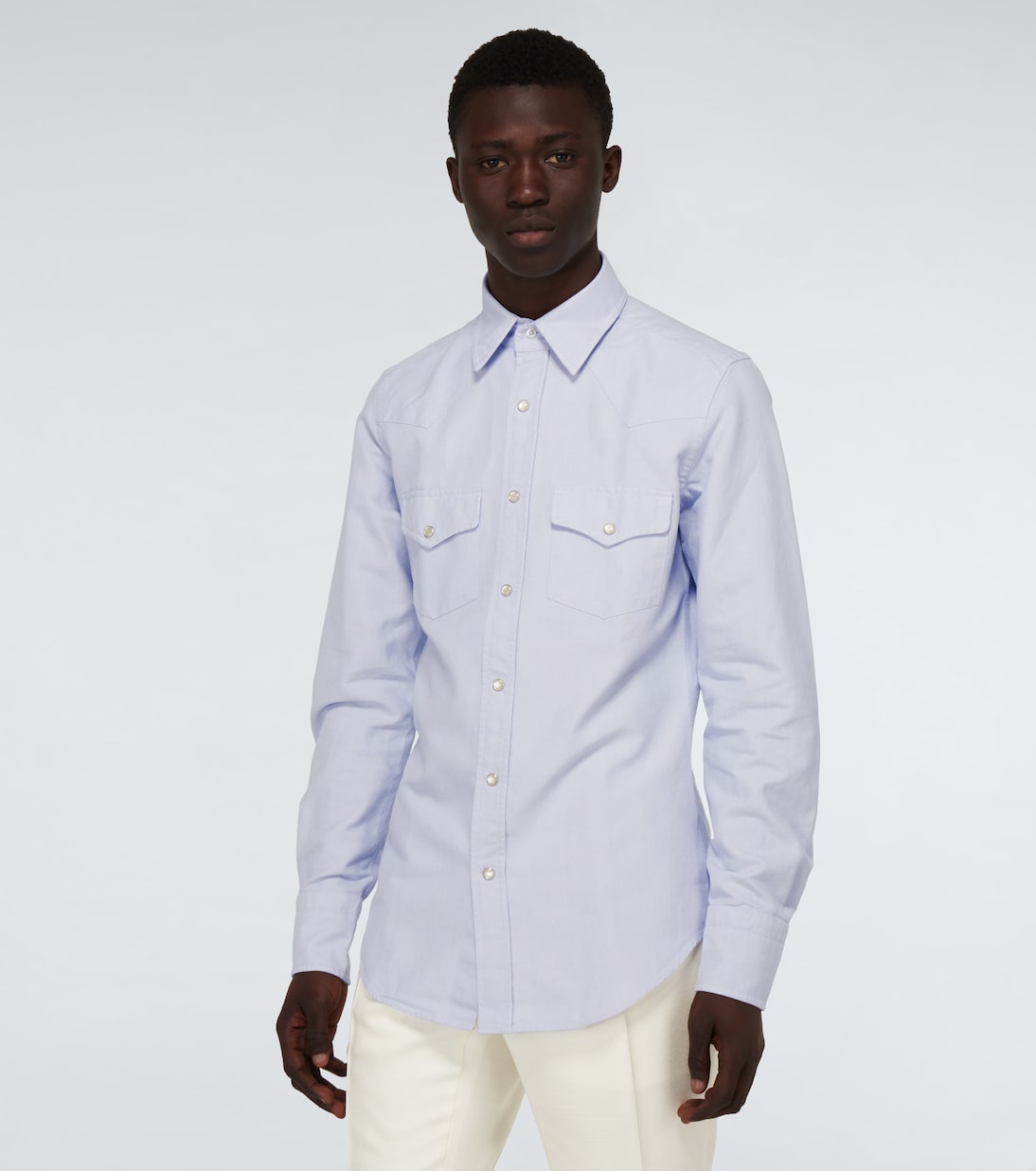 Chemise Western en coton en coton | Tom Ford